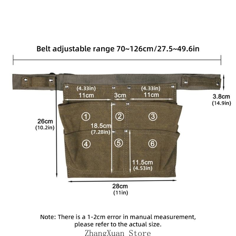 Gardening Tools Description - Multiuse Waist Apron Tool Apron for