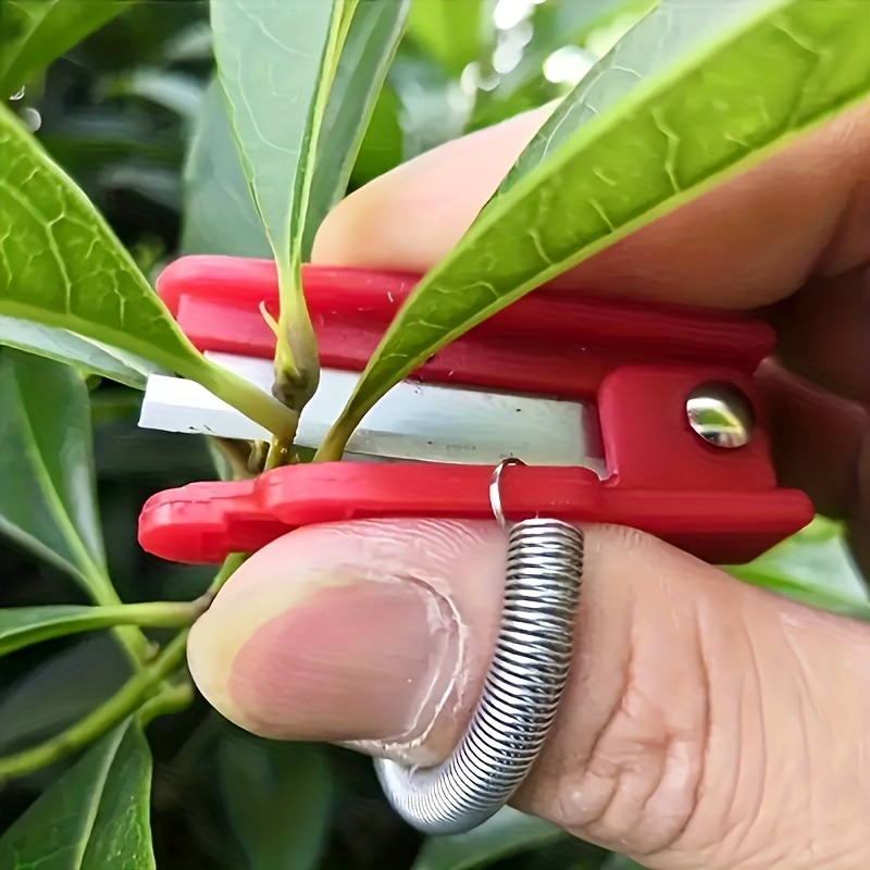 Gardening Tools Pink - 1pc Thumb and Finger Gardening Scissors