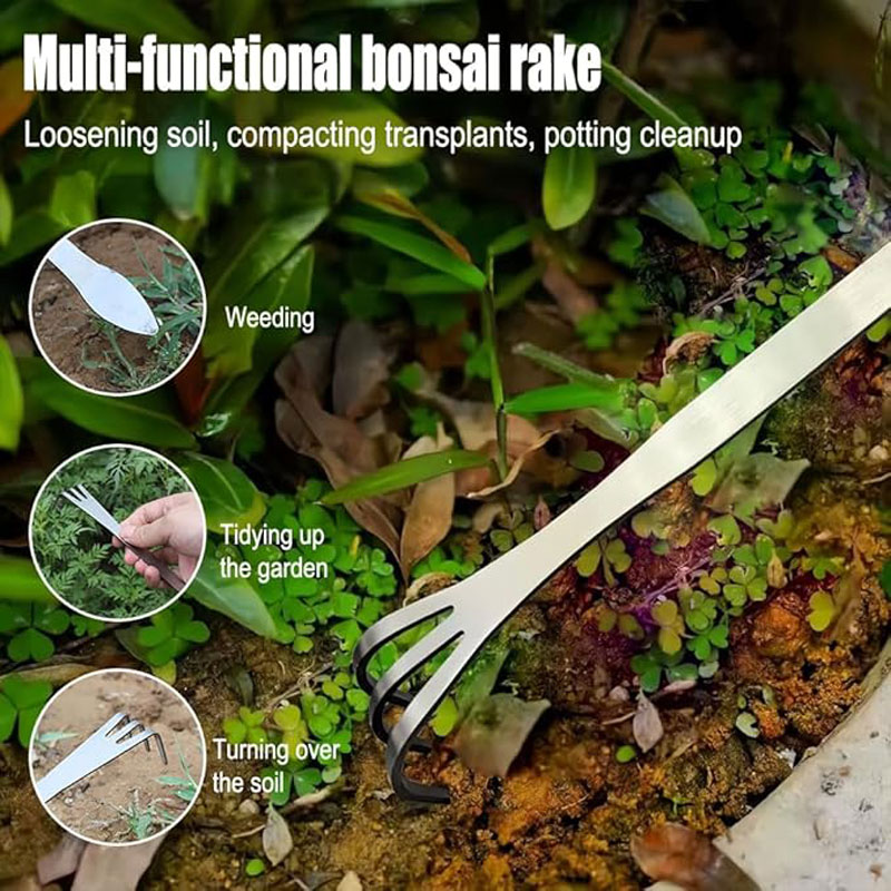Stainless Steel Root Rake Hand - Gardening Tools Gifts recension och pris