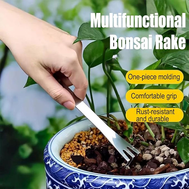 Stainless Steel Root Rake Hand - Gardening Tools Gifts recension och pris