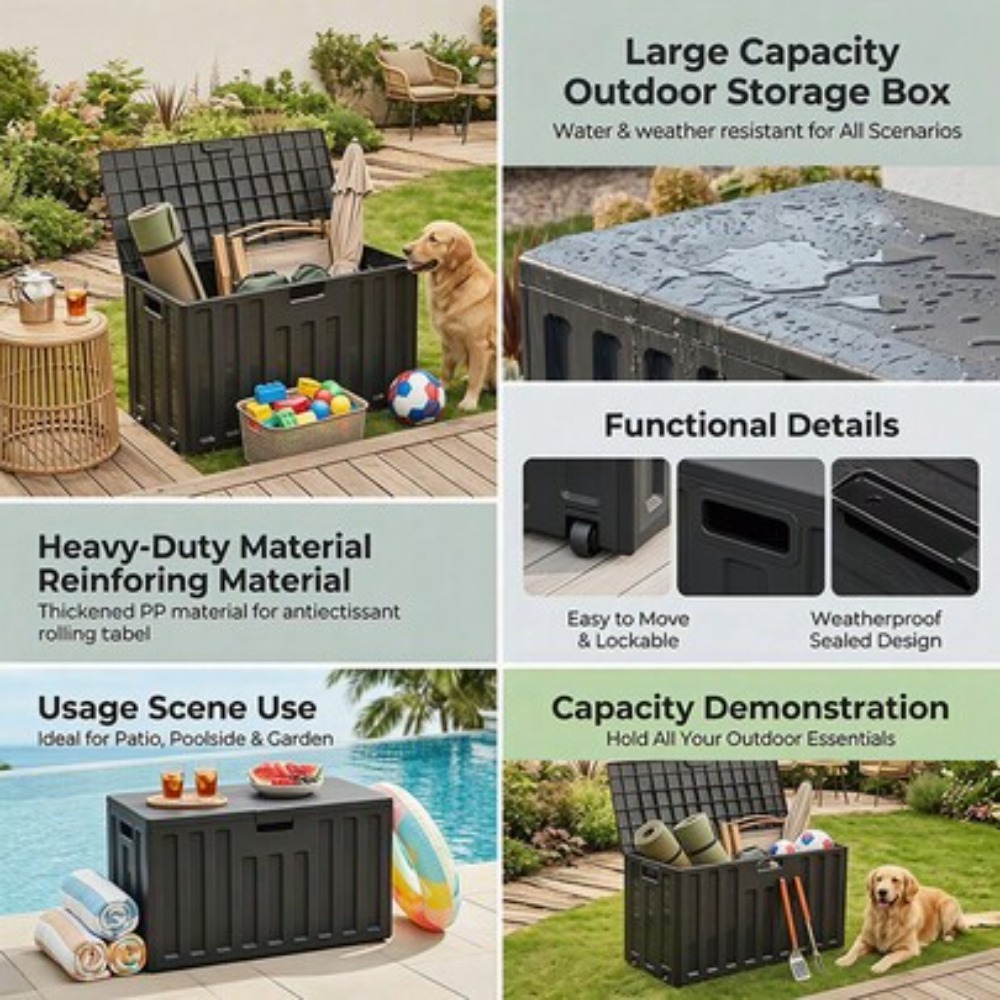 Large Capacity Outdoor Storage - Gardening Tools Equipment recension och pris