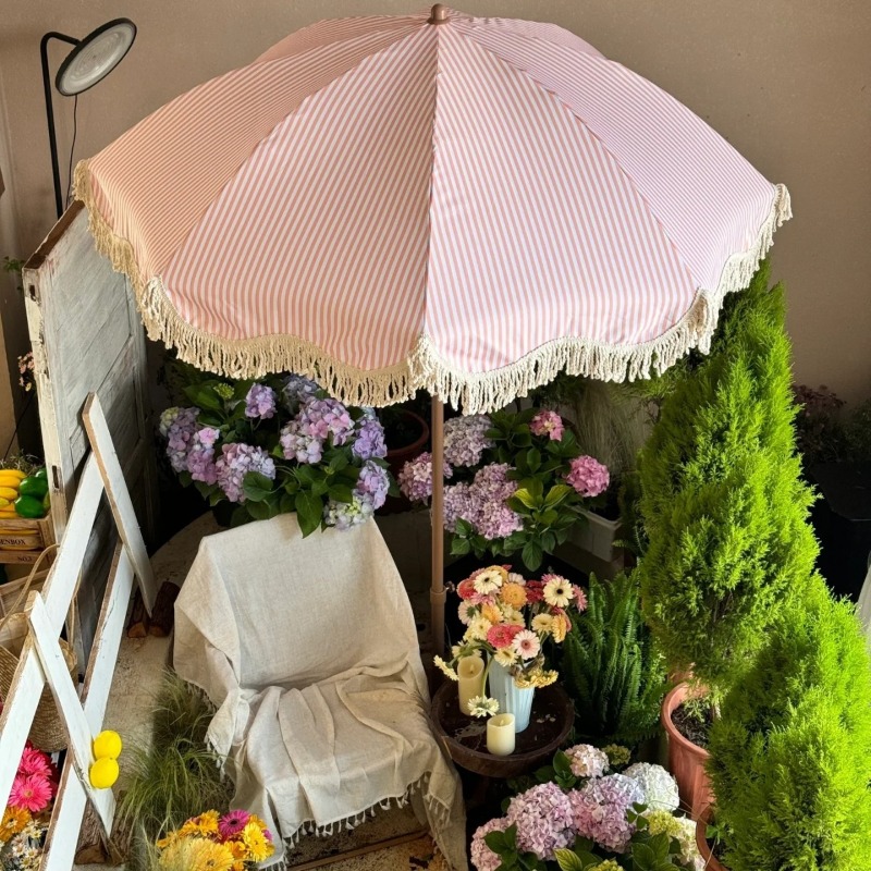 ZBN Pink Striped Garden Sun Um - Gardening Tools Pink recension och pris
