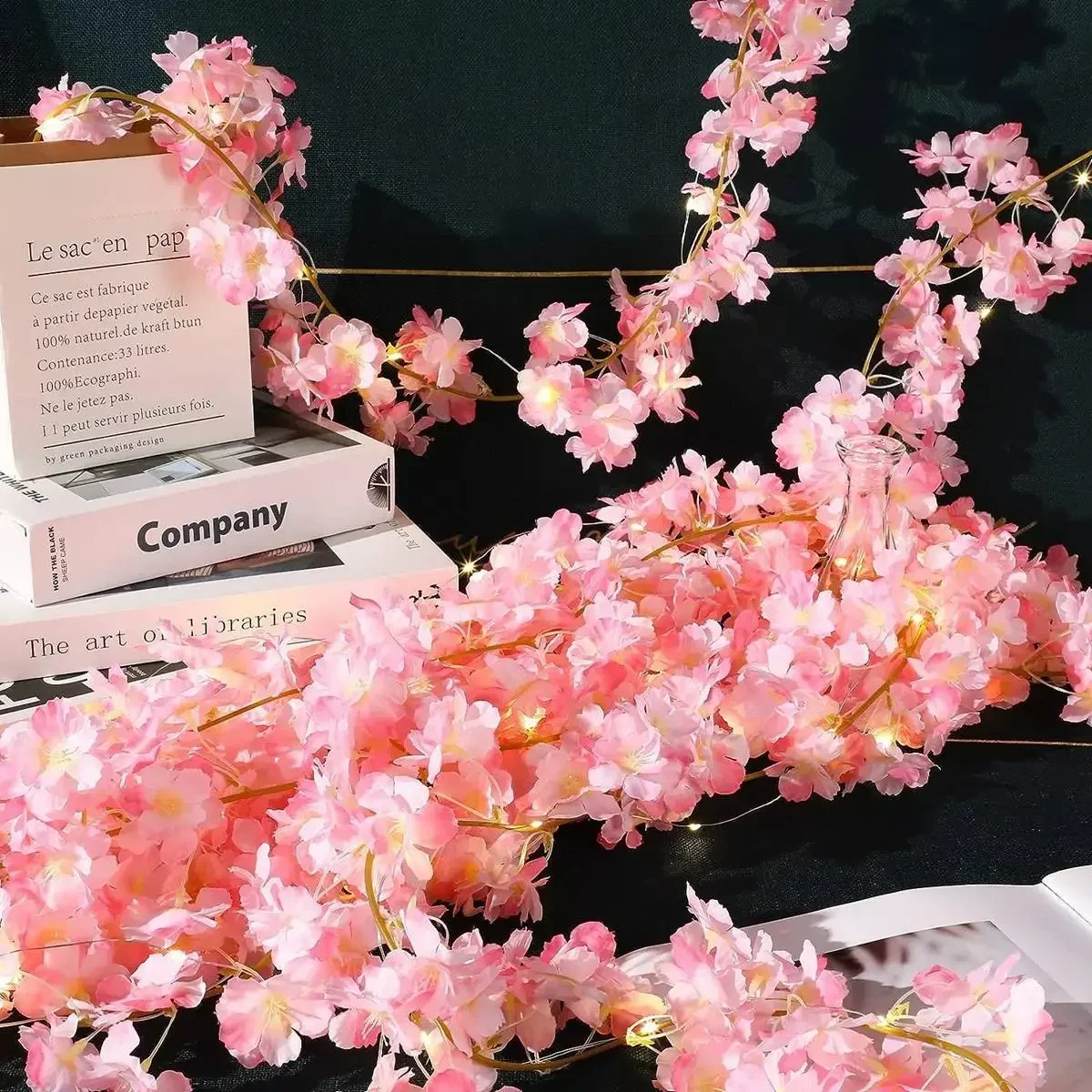 180CM Pink Artificial Flowers  - Gardening Tools Pink recension och pris