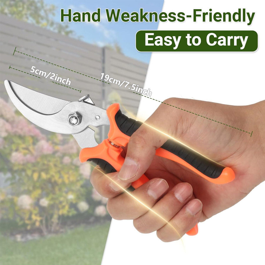 2Pcs, Professional Heavy-Duty  - Gardening Tools Pink recension och pris