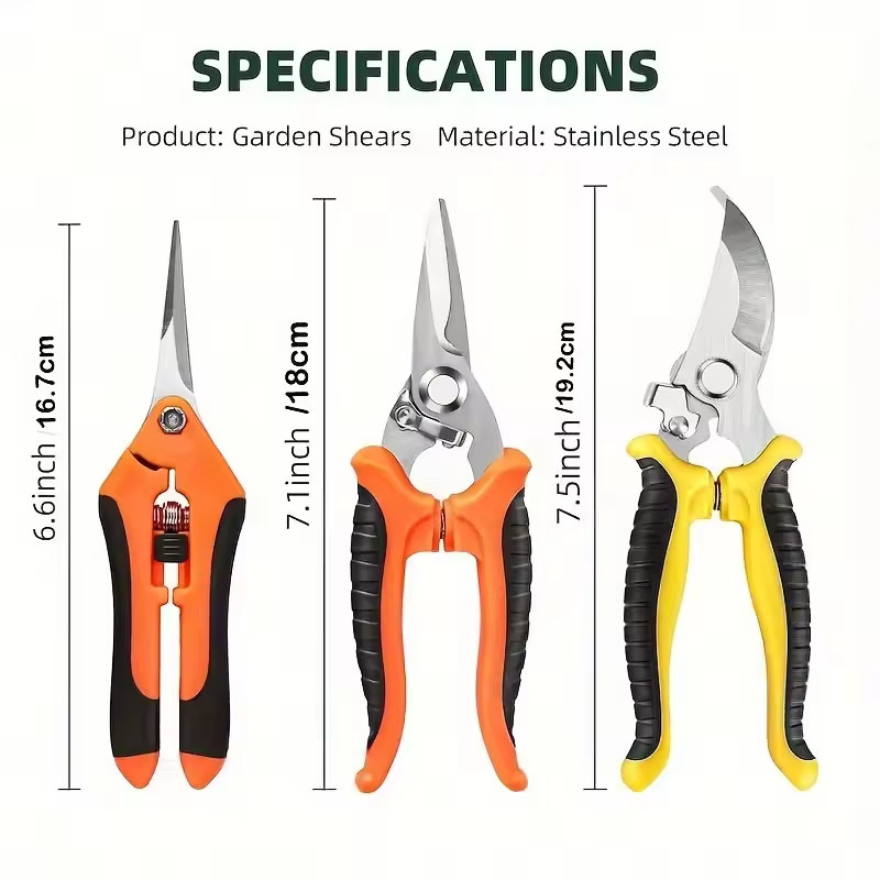 3PCS Gardening Scissors Set Er - Gardening Tools Pink recension och pris