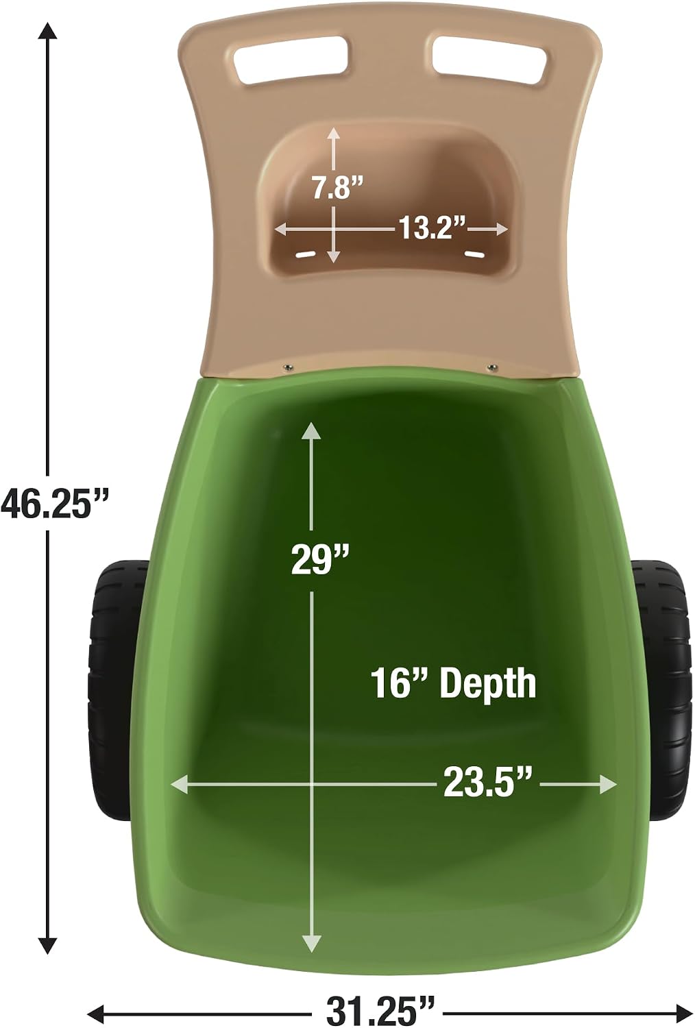 Durable Wheelbarrow Easy Haul  - Gardening Tools Made In Usa recension och pris