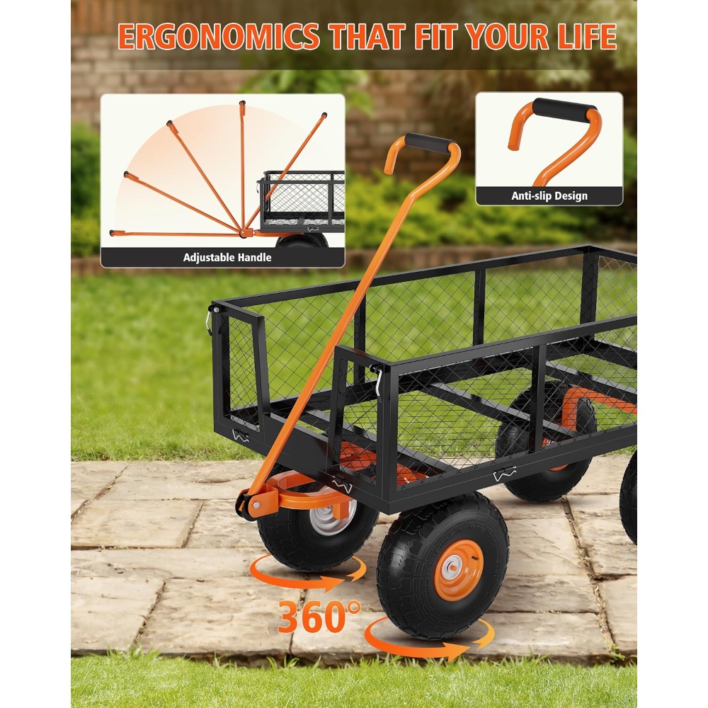 500 LBS Heavy Duty Steel Garde - Gardening Tools Images recension och pris