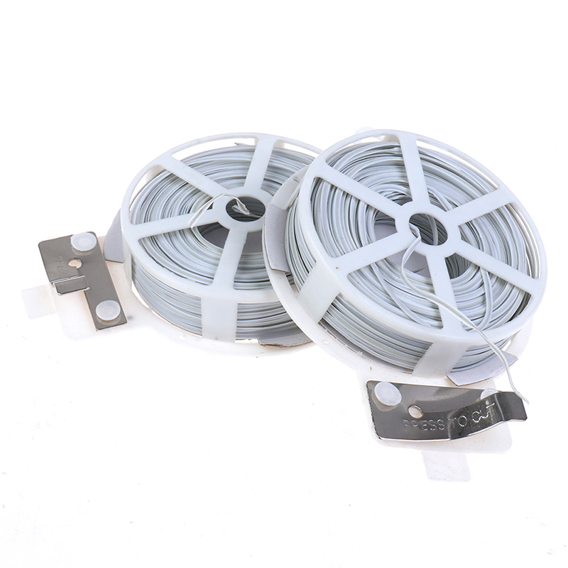 1PCS (50m) White Multi-Functio - Garden Wire Twist Tie recension och pris