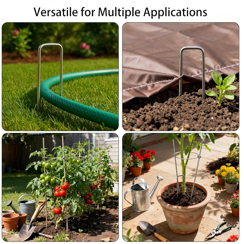 10 Pcs U-shaped Garden Nails A - Gardening Tools Used For Weeding recension och pris