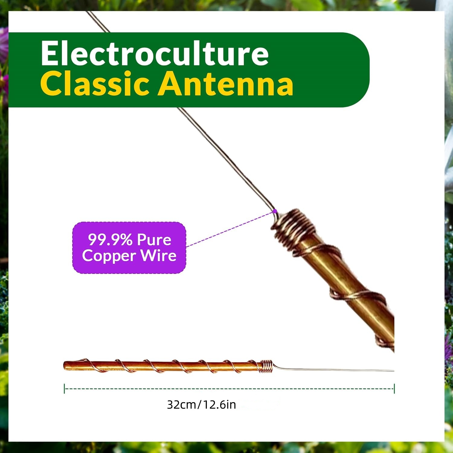 Electroculture Tesla Style Gar - Gardening Tools Gifts recension och pris