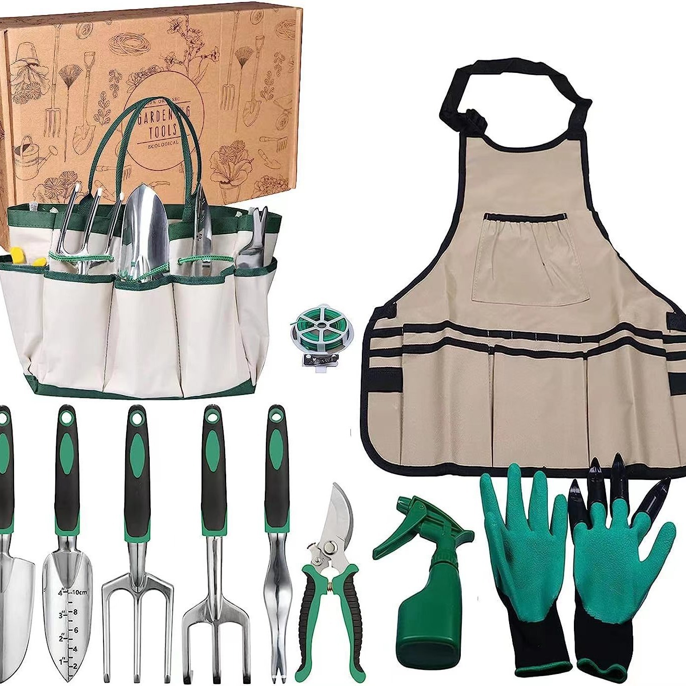 11 Pcs Garden Tool Set Aluminu - Gardening Tools Gifts recension och pris