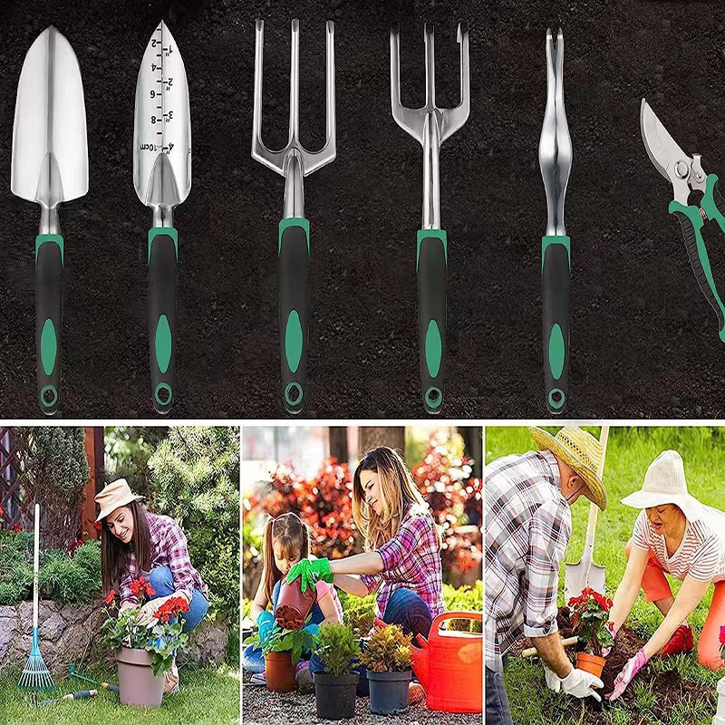 11 Pcs Garden Tool Set Aluminu - Gardening Tools Gifts recension och pris
