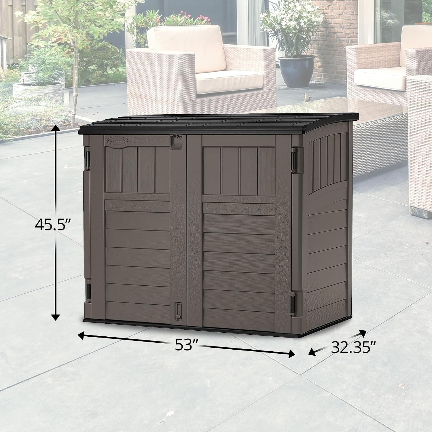 Outdoor Storage Shed For Backy - Gardening Tools Equipment recension och pris