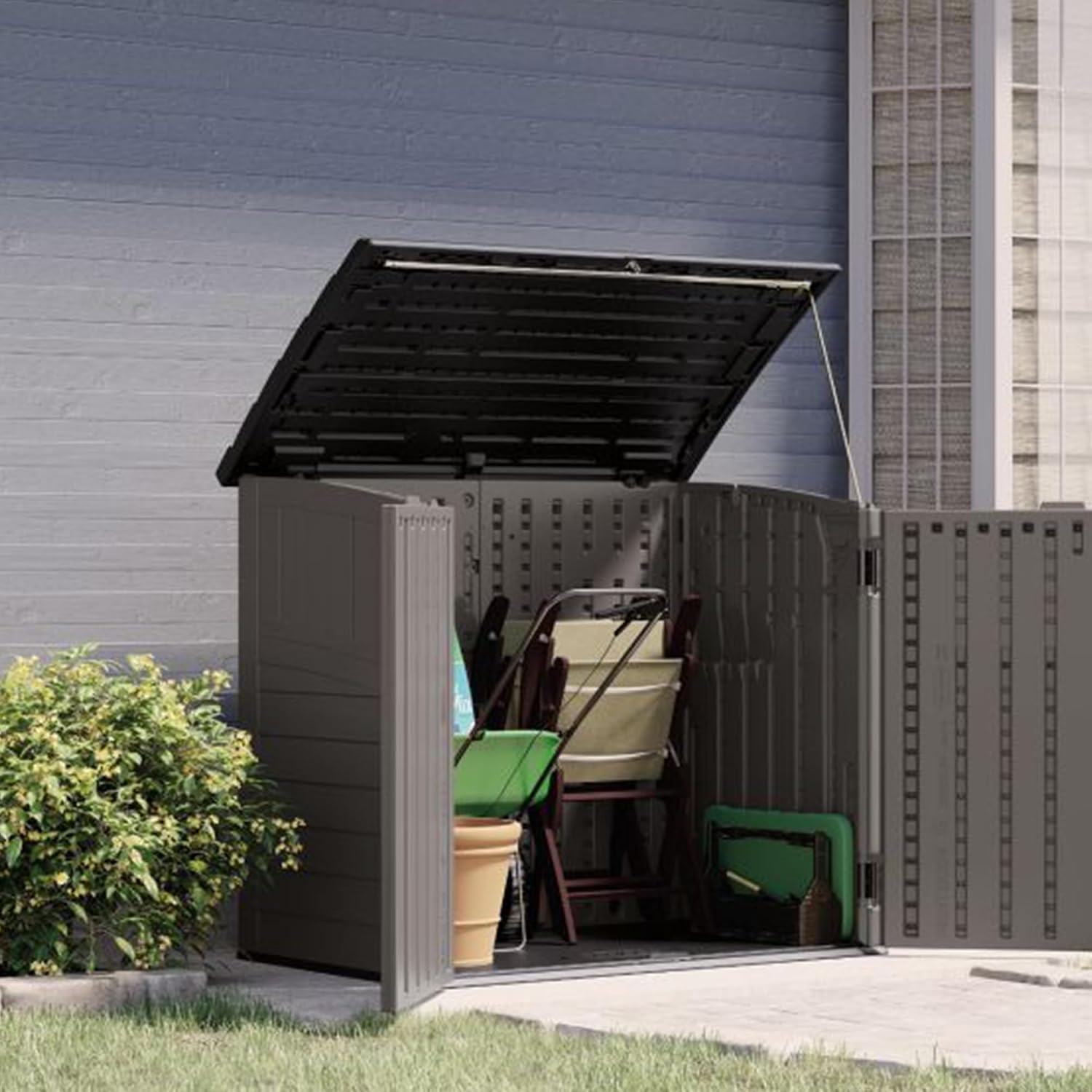 Outdoor Storage Shed For Backy - Gardening Tools Equipment recension och pris