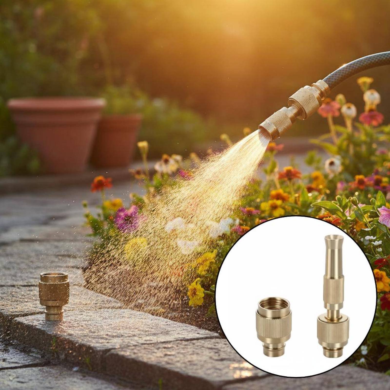 Brass Water Universal Connecto - Gardening Tools Equipment recension och pris