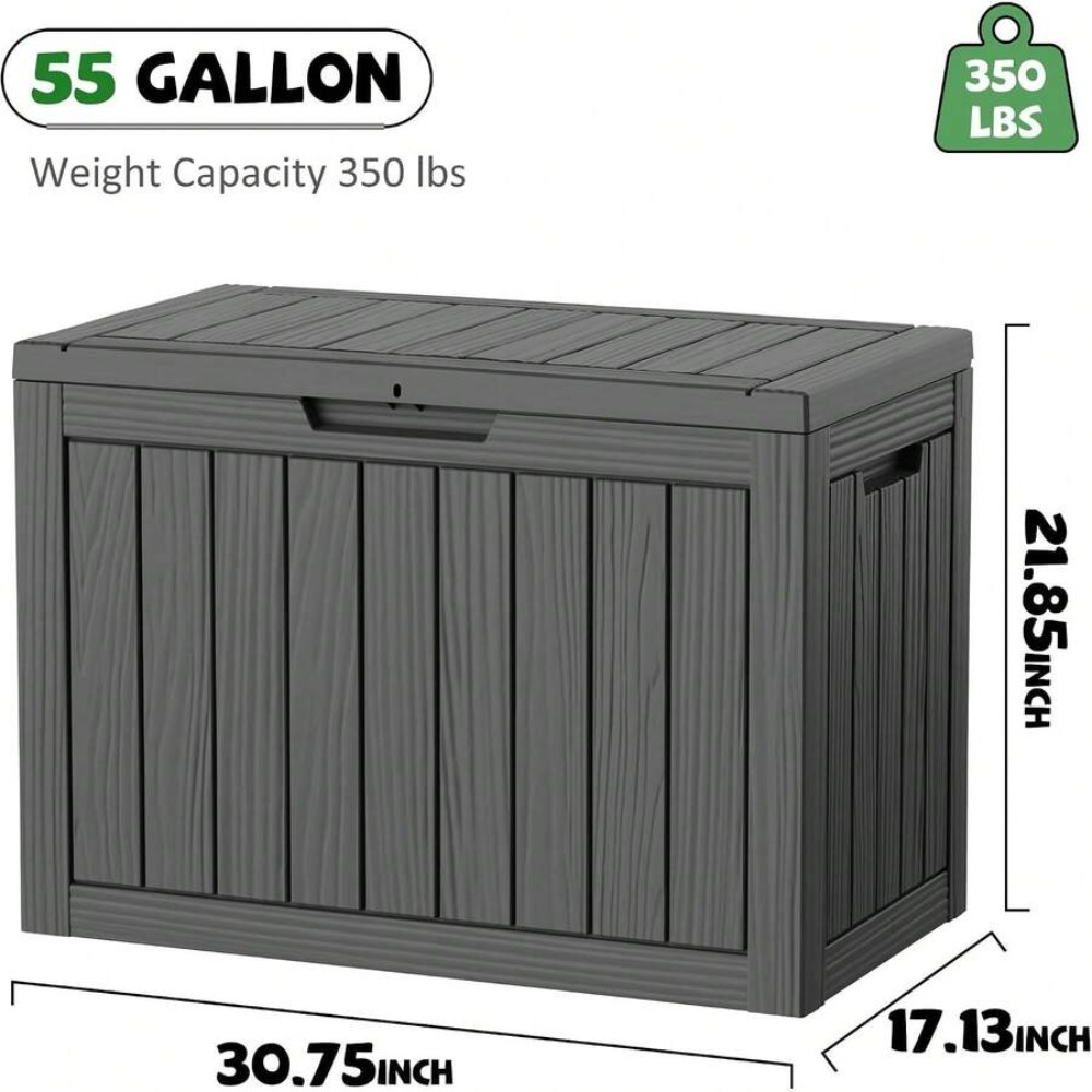 55 Gallon Waterproof Lockable  - Gardening Tools Heavy Duty recension och pris