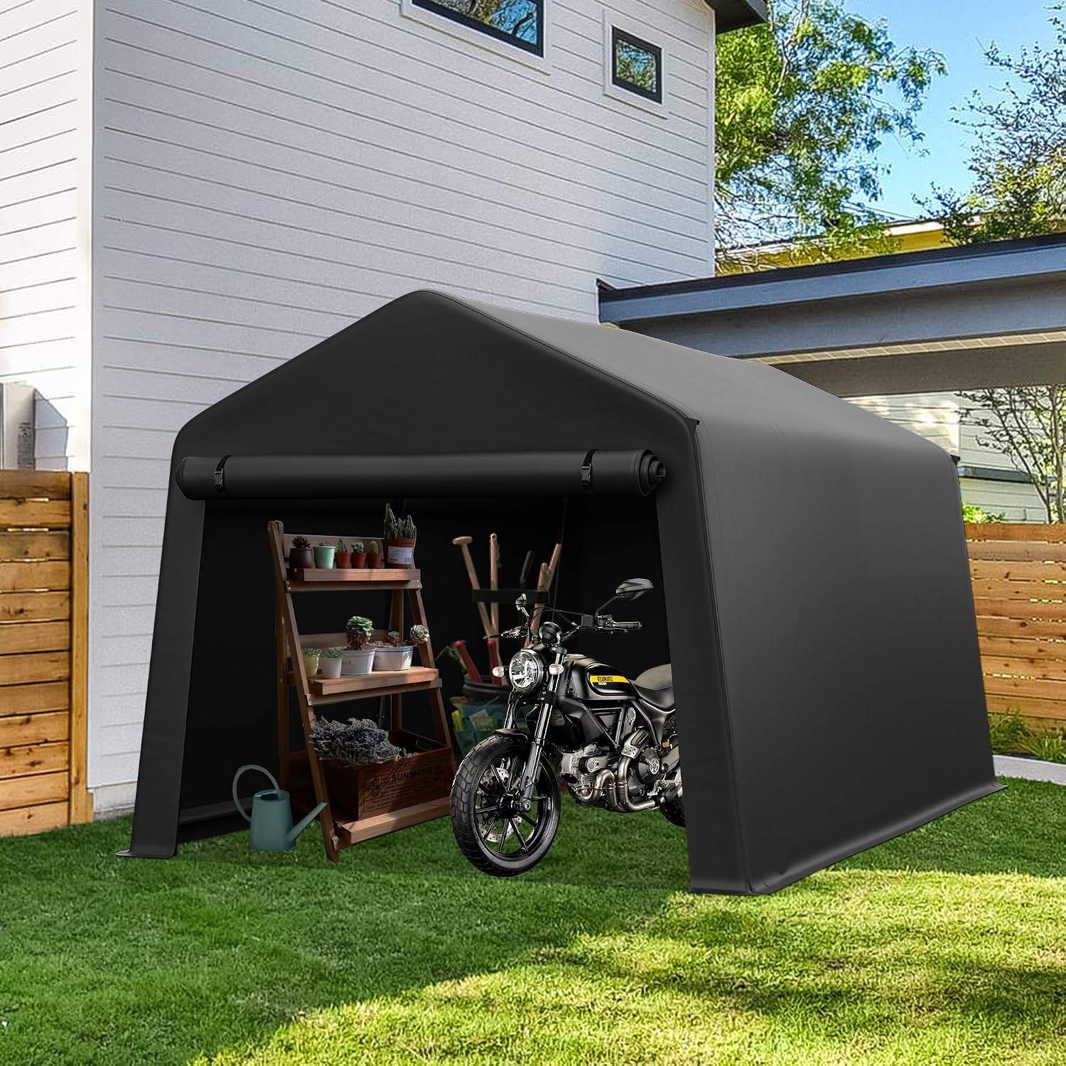 Portable Outdoor Storage Shed  - Gardening Tool recension och pris