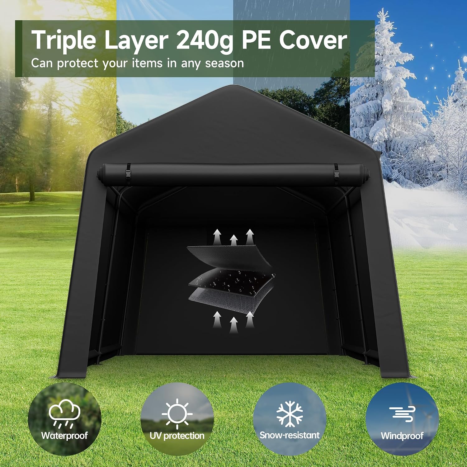 Portable Outdoor Storage Shed  - Gardening Tool recension och pris